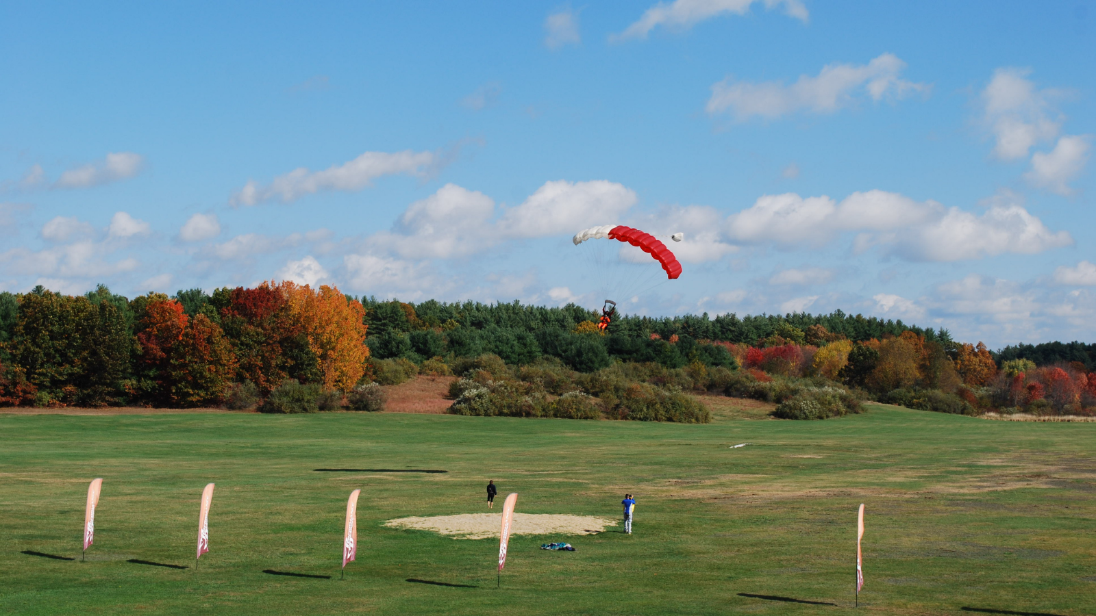 skydiving in new england in fall